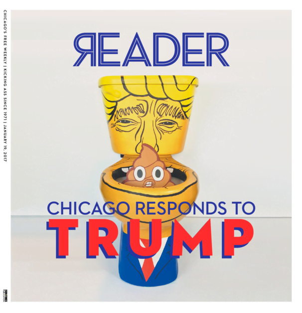 trump face as a toilet