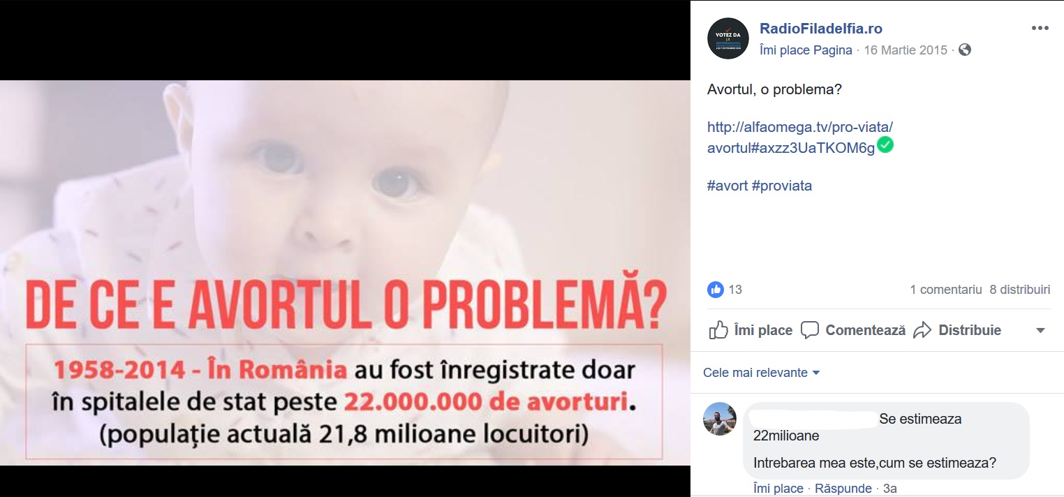 Radio Filadelfia despre avort