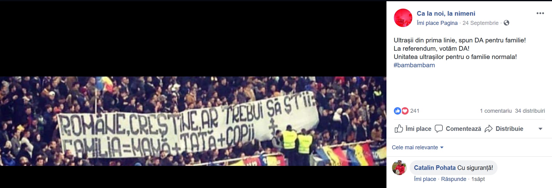 Refererndum, ultrasi.