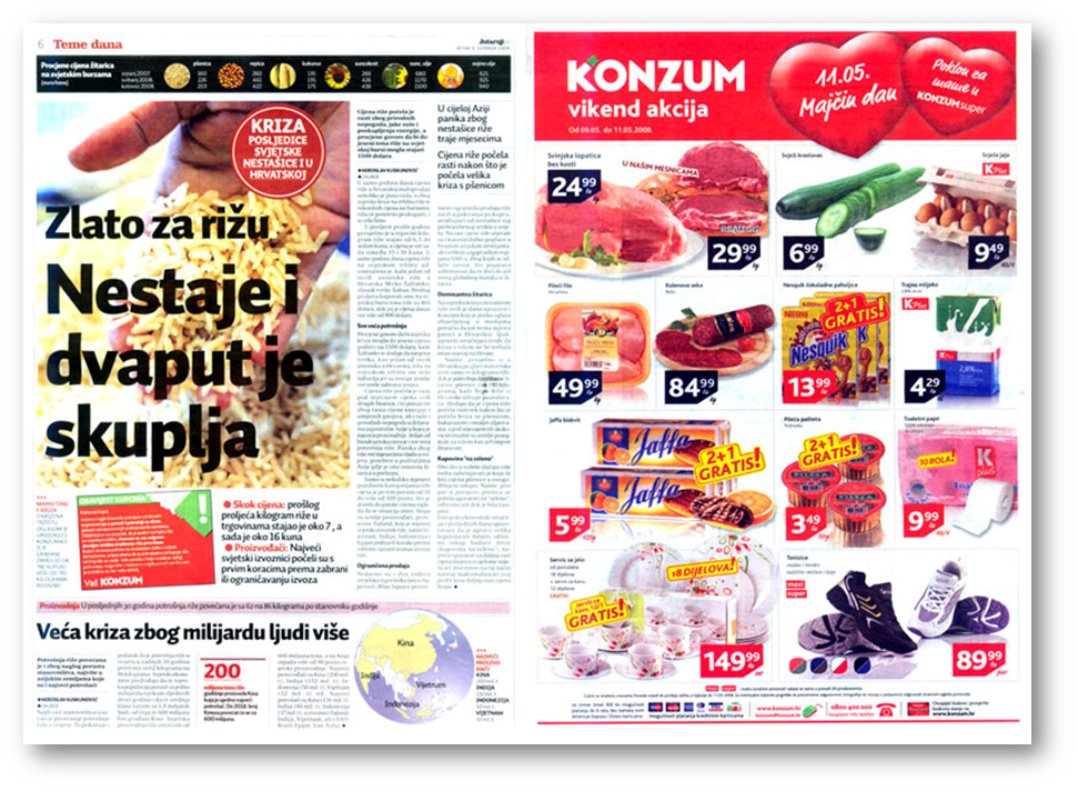 Preslik članka objavljenog u dnevnim novinama