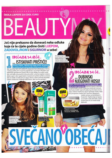 Preslik stranice iz časopisa OK