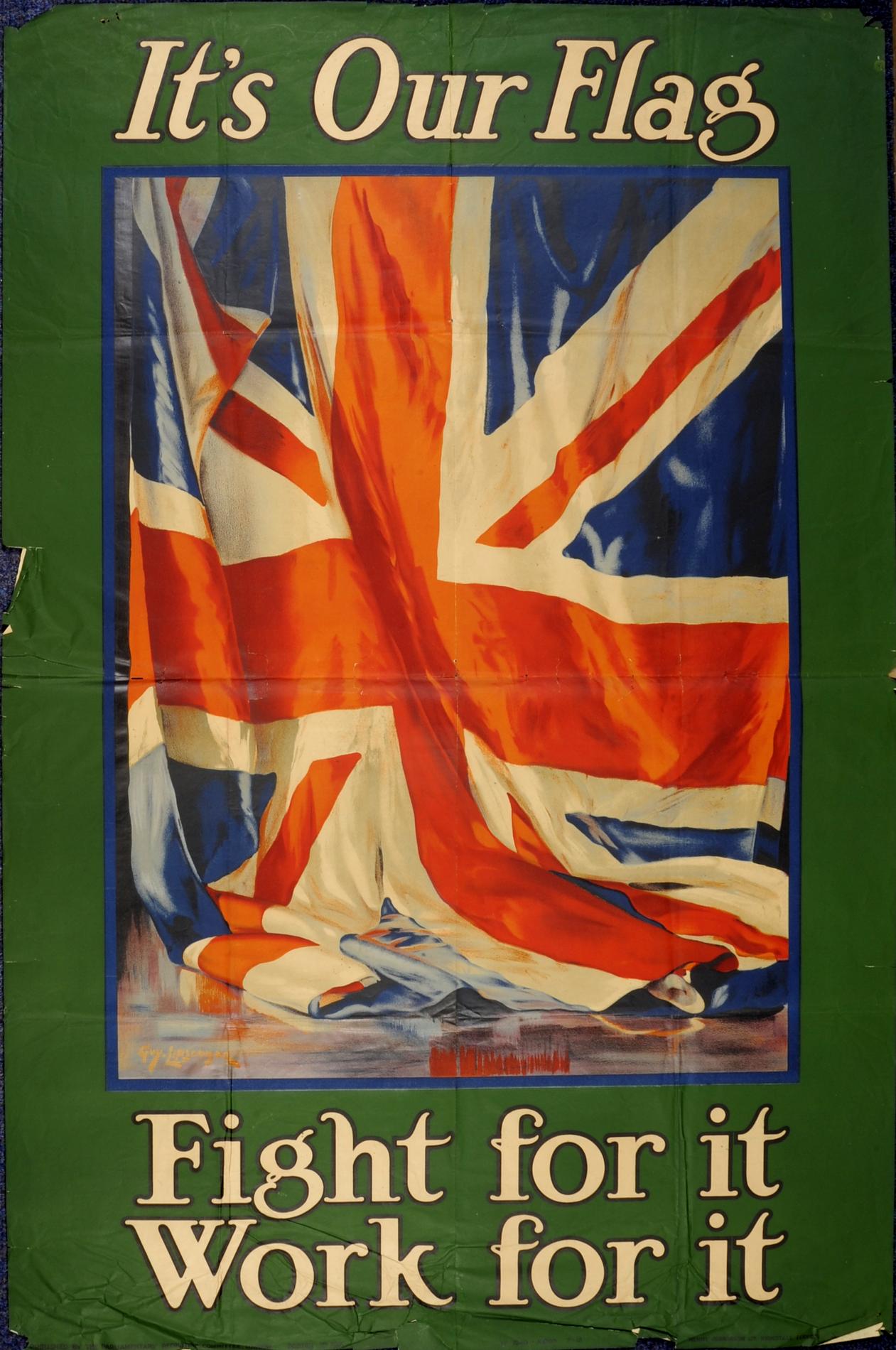 British flag   It's our flag fight for it work for it