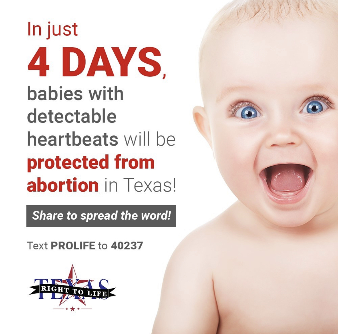 Babies with detectable heartbeats will be saved 