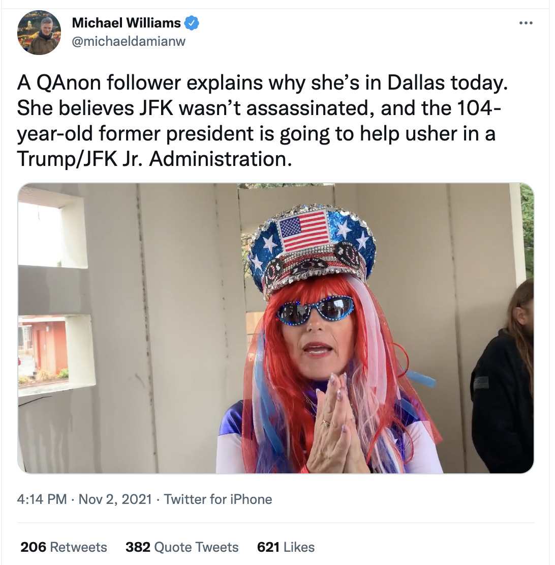 Trump Dallas QANON