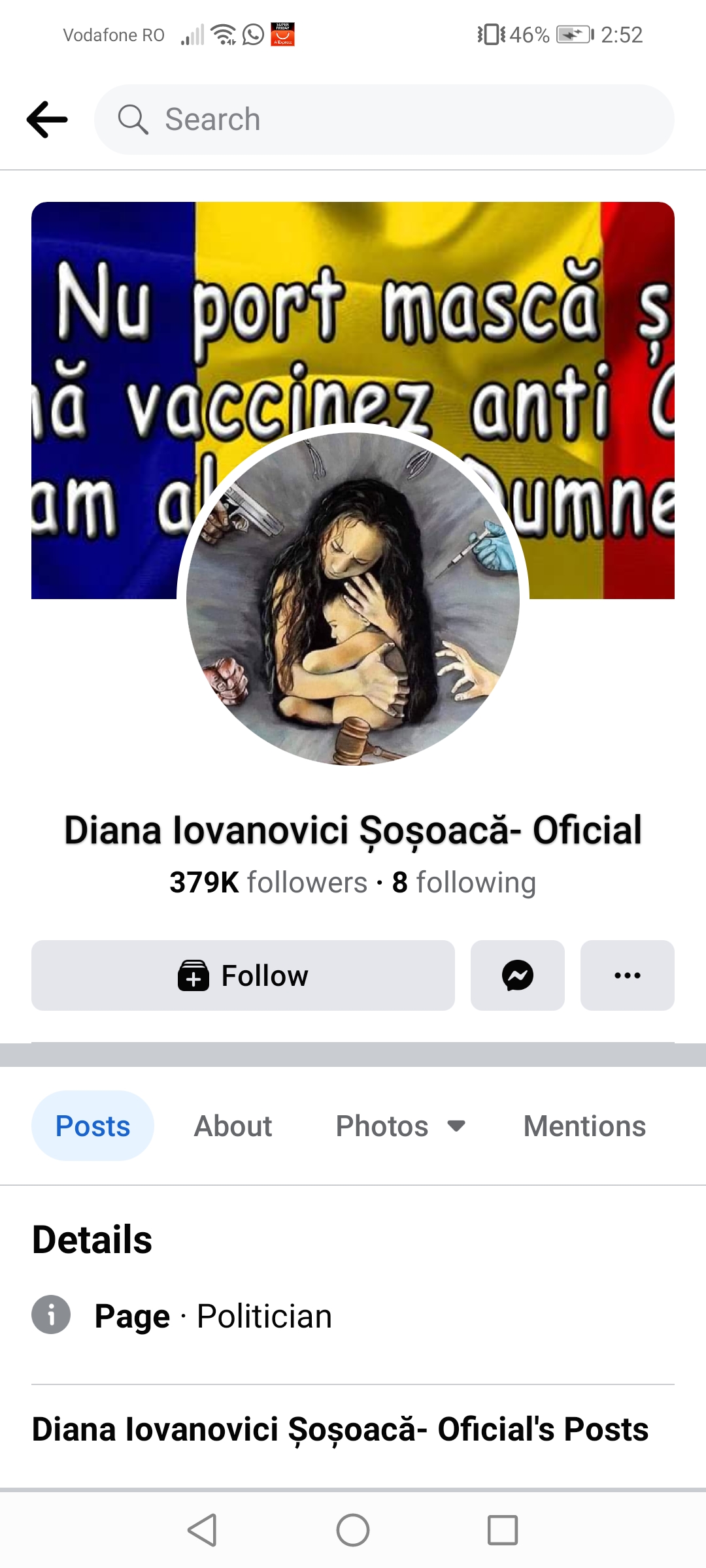 O persoana care zilnic face propaganda nu doar o imagine 