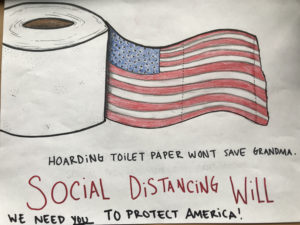 This meme relates to the coronavirus and the lack of necessities due to shortages and hoarding 