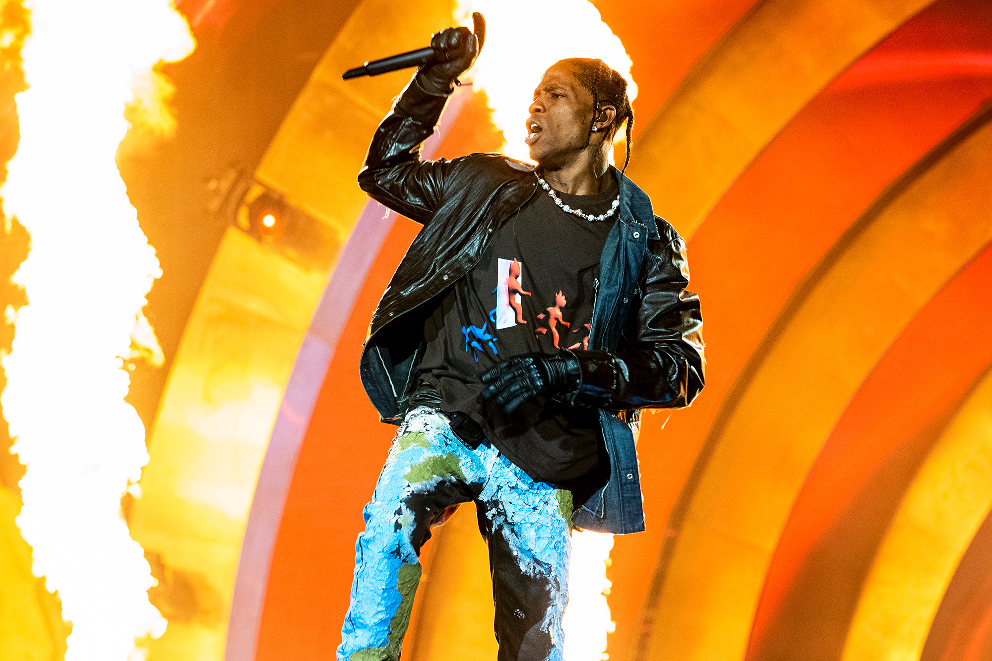 At least eight people have died after a crowd surge during a Travis Scott performance in Houston. | CREDIT: ERIKA GOLDRING/WIREIMAGE