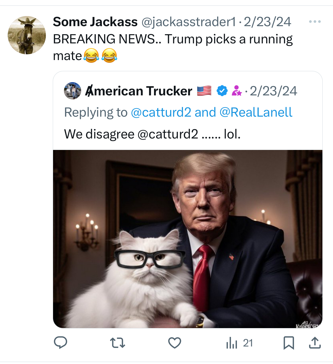 Trump cat