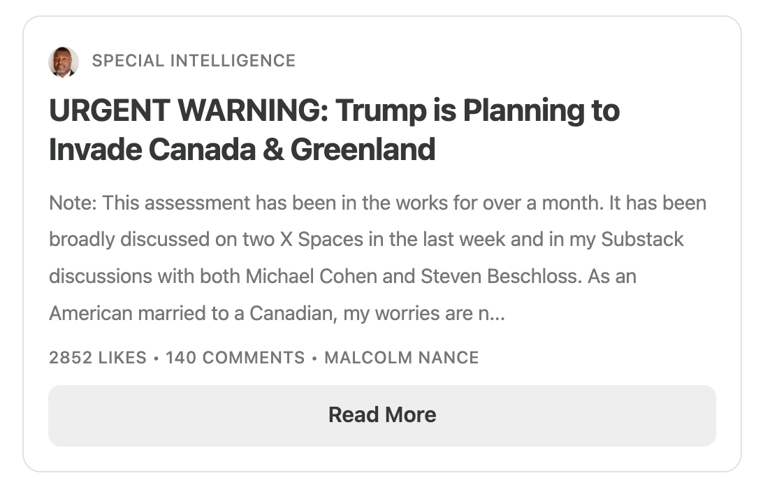 Invasion of Canada and Greenland