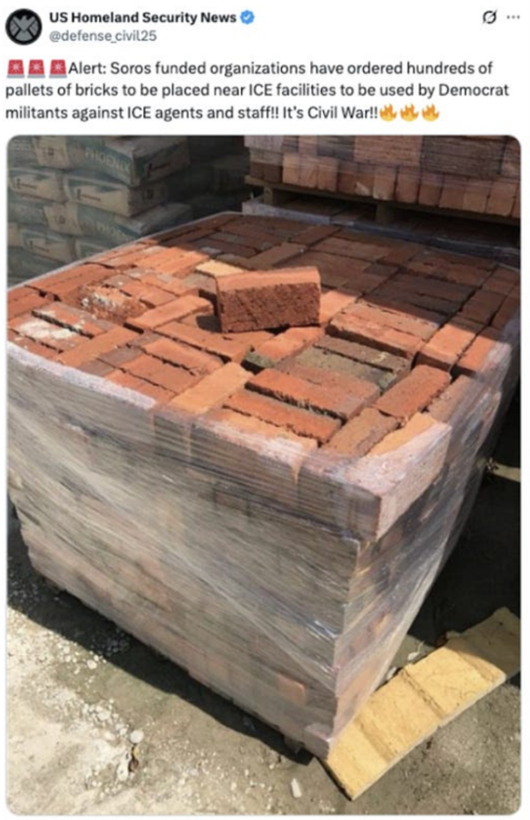 Bricks for Protesters 