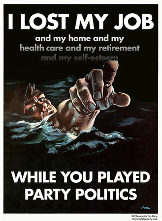 WWII Style Tea Party Poster