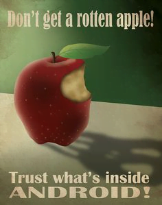 Don't Get a Rotten Apple, Trust Android