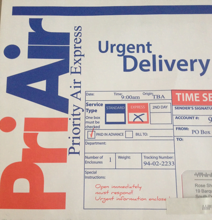 Publishers Clearinghouse Mailer Gets Urgent