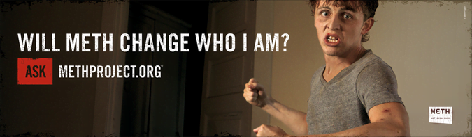 PSA saying meth can change people