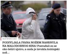 Posvađali su se oko četiri ujutro, a onda je izvukla kuhinjski nož...