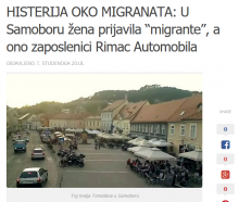 Fotografija naslvonice jednog lokalnog portala koji je prenio ovu vijest