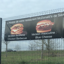 sexisme chez Mc Donalds
