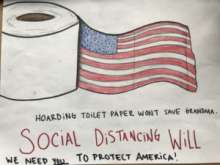 This meme relates to the coronavirus and the lack of necessities due to shortages and hoarding 