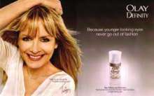 This advertisement was created by Olay. It explains to older audiences that they should feel the need to help bring youth back to their aging selves.