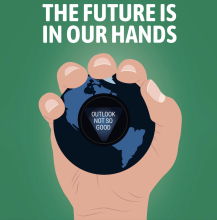 saying how the future isnt looking good for us