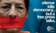 Silence kills democracy, but a free press talks.