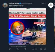 Canadian Politicians Targeted